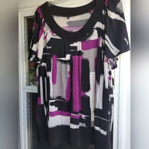 Abstract Print Women's Top
